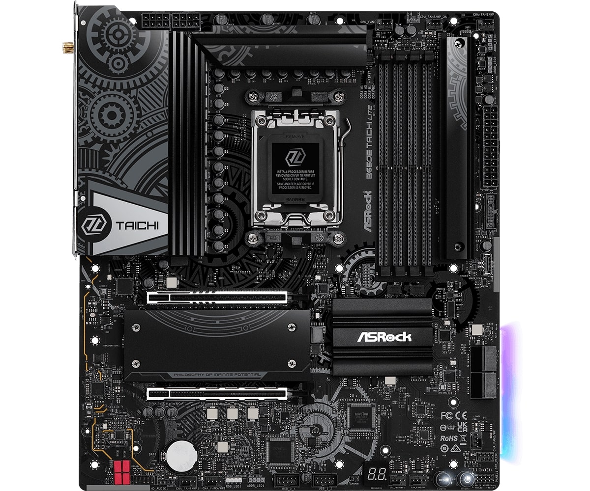 Материнська плата ASRock B650E Taichi Lite Socket AM5